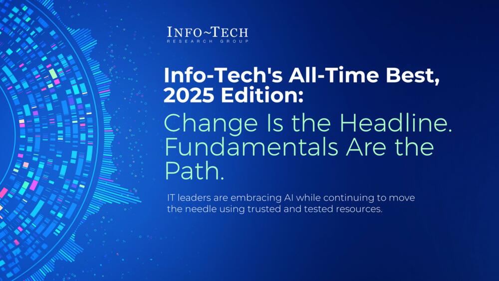Info-Tech's All-Time Best, 2025 Edition: Change Is the Headline, Fundamentals Are the Path preview picture