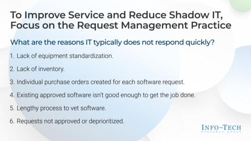 Reduce Shadow IT With a Service Request Catalog